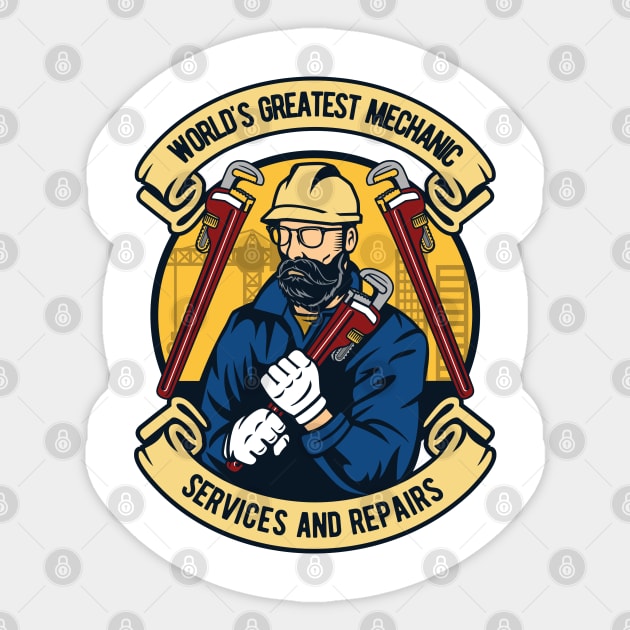 Heavy Duty Mechanic Sticker by ShirtyLife